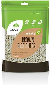 Lotus Organic Puffed Brown Rice 175 g, 175 g