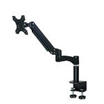 Allcam GSA12S Gas-powered LCD Monitor Arm Stand w/vesa bracket & desk mount clamp for 15"-27" Screens : Tilt 180°, swivel & rotate 360°