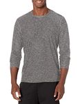 TYR Men's Athletic Performance Workout Airtec Long Sleeve Tee T-Shirt, Heather Grey, XX-Large