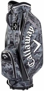 Callaway CRT SPORT BLKCAMO 23 Caddy Bag, 9.0 Type, 47 Inches, 7.5 lbs (3.4 kg), 5 Splits, Black Camo, Men's