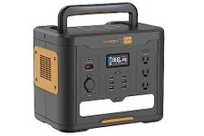 Powerness Portable Power Station Hiker U1500 Solar Generator LiFePO4 Battery Powered Generator with 3x1500W AC Outlets, 100W USB-C PD In/Output for Outdoor, Camping, RVs, Emergency