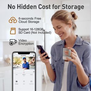 XTU Wireless 2K Video Doorbell – HD Security Camera with Two-Way Audio