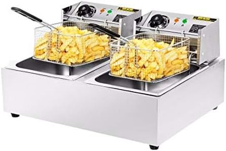 Commercial Deep Fryer Electric 20 Litre - Double Chip Fryer