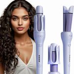 RAIA 2-in-1 Fully Automatic Hair Curler and Straightener | One-Touch Two-way Curling and Straightening iron for Effortless Curls, Waves & Straight Hair | 3 Temperature Setting, Fast Heat-Up, Dual Function, Travel-Friendly, Frizz-Free Styling for All Hair Types