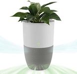 Dupray Bloom™ Air Purifier for Large Rooms with Planter or Custom Accent Table Design | For Home, Bedroom, Office, Dust, Pets | H13 HEPA Air Filtration (Planter, Cloudy Gray)