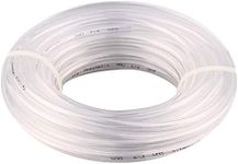 HONGLU Pneumatic Tubing Pipe 1/4" OD Clear Air Compressor PU Line Hose Tube for Water Fluid Transfer 10Meter 32.8ft