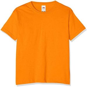 Fruit Of The Loom Childrens/Kids Unisex Valueweight Short Sleeve T-Shirt (UK Size: 7-8) (Orange)