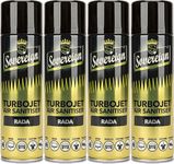 4 x Bundle New Scents Sovereign Car Home Office Gym Turbojet Air Sanitiser Freshener Spray (Rada)