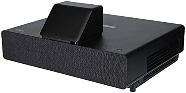 Epson EH-LS500B Android TV Edition 3LCD, 4K PRO-UHD, Ultra Short Throw Super Resolution, 4000 Lumens, 130 Inch Display, Home Cinema Laser Projector - Black