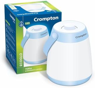 Crompton Versa 5W LED Rechargeable Lantern|360 Degree Surround Light|Tunable White 2700K-6500K|Flame Retardant PC Body | 2000 mAh Li Ion Battery | Pack of 1