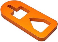 Wenses T-Post Puller Plate Tool, Heavy Duty 14mm Carbon Steel with Orange Coating