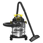 Stanley Wet/Dry Vacuum, 6 Gallon, 4 Horsepower, Stainless Steel Tank