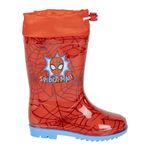 CERDÁ LIFE'S LITTLE MOMENTS Unisex Kid's Botas Lluvia PVC Spiderman Rain Boot, red, 30 EU