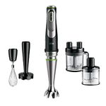 Braun MultiQuick 9 Hand Blender, Mixer, XL Food Processor, Active PowerDrive Technology, Multifunctional Bowl with 0.6L Capacity, 1200W, MQ9187XLI, Black