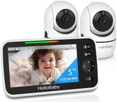 HelloBaby Upgrade 5’’ Baby Monitor 