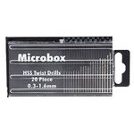 HSS Micro Drill Bits 20 piece multi pack 0.3-1.6mm