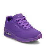 Skechers Women's Uno - Night Shades Trainers, Pur, 6.5 UK Wide