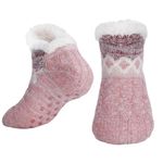 Zuimei Slipper Socks Women Fluffy Slipper Socks Warm Cosy Bed Socks Non Slip Winter Socks Knitted Floor Socks Fleece Lining Fuzzy Fluffy Socks for Womens Girls Ladies Gifts Christmas