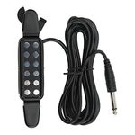 Acoustic Guitar Transducer Soundhole Pickup,Guitar Music Instrument Parts with Preamplifier Punching Accessories