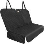 ALLANSING Back Seat Cover 60/40 Split Bench for Cars,Trucks,SUVs - Waterproof Easy Cleanup Car Seat Protector Great for Messy Kids and Drooling Pet Dogs(Black)