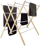 Yooralla 12 Rail Wooden Foldable Clothes Airer