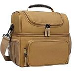 MIER Mens Insulated Lunch Box, Dual