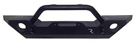 RAMPAGE PRODUCTS Rampage Rock Rage Front Bumper with Winch Plate | Steel, Textured Black | 99306 | Fits 2007-2018 Jeep Wrangler JK