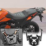 Lorababer Motorcycle Rear Luggage Rack Cargo Carrier Compatible with K.T.M 390 Adventure Adv. 2020 2021 Rear Rack Support Extender Shelf Carrier Top Bracket Plate Kit