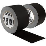 Lockport Black Gaffer Tape 2 Pack – 30 Yds x 3 Inches – Waterproof, No Residue, Non-Reflective, Easy Tear, Matte Gaffer Stage Tape – Gaff Black Tape for Photography, Filming Backdrop, Production