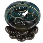 Incense Burner Glaze Home Aromatherapy Burner Backflow Base Deco Lotus Firing Accessories