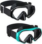 Aegend 2 Pack Swimming Goggles Snorkel Diving Mask for Adults Men Women, Nose Cover, Soft Knitted Strap