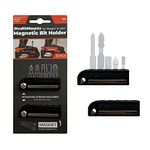 StealthMounts Black Ridgid & AEG Magnetic Bit Holder | Drill Bit Organiser | Perfect Bit Holder for Ridgid & AEG Drills and Impacts (2 Pack)