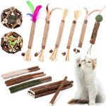 WOUSEDO Catnip Chew Toys for Cats,2