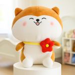 Babique Cat Flower Plush Soft Toy Cute Kids Animal Home Decor Boys/Girls (25 cm)
