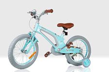 Beehive Vintage Blue Aluminium Childrens Bicycle with Stabilisers Brakes and Bell 16 inch Age 4-7 Kids