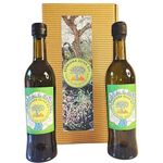 Serriana Premium Extra Virgin Olive Oil - pure, golden, buttery olive oil from Spanish Mediterranean mountains - 2 beautiful refillable 500ml glass bottles - 1,000ml - Sustainable.