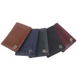 HAMMONDS FLYCATCHER Premium RFID Protected Genuine Leather Passport Holder Combo for Men&Women-1 Passport Slot,3 ATM Card Slots,1 ID Card Slot- Pack of 5 Passport Holders, Assorted