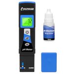 UIUZMAR pH Meter for Water, pH Pen Tester Home Brewing, Test the pH Value of Drinking Water, Accurate Cider Brewing pH Meter With Backlight for Reef Tank, Aquarium, Hot Tub, Pool, Spa, Hydroponic