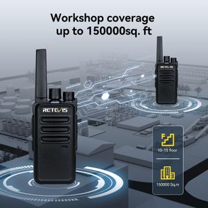 Retevis RT668 Walkie Talkies 6-Pack – Long Range Two-Way Radios