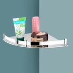 GLOXY Stainless Steel Wall Mounted Shower Caddy Storage Organizer Shower Rack Shelf for Bathroom SS304