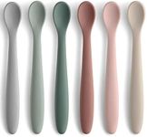 6-Piece Silicone Feeding Spoons for