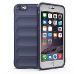 Cascov 360 Protection Back Case Cover for Apple iPhone 6s Plus, Matte Soft Liquid Silicone Case with Camera Protection Designed for Apple iPhone 6s Plus - Blue