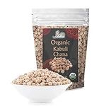 Organic Chickpeas or Garbanzo Beans | Delicious to Taste, Cooks Even, Comes Clean | Quality Choice for Making Nutritious Creamy Hummus, Gluten-Free Vegan & Indian Curry Dishes - 2 LBS by Jiva