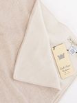 Dalle Piane Cashmere - Two-colored baby cashmere blanket Made in Italy - Color: Beige