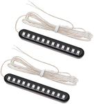 ECSiNG 2Pcs 12V 12 LED Lights Strip