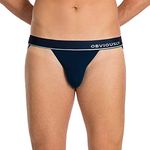 Obviously Mens PrimeMan AnatoMAX Jockstrap - Midnight Navy - Small