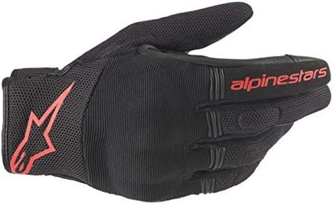 Alpinestars Motorcycle gloves Copper Gloves Black Red Fluo, BLACK/RED/FLUO, L 35684201030- L