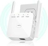 WiFi Extender, 2024 Fastest WiFi Booster ，WiFi Extenders Signal Booster for Home, Internet Booster WiFi Repeater Covers Up to 10,000 Sq.ft and 50+ Devices【White】