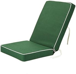 Alfresia Garden Chair Cushion – Replacement Outside Dining Seat Cushion, Luxury Style, Thick Luxury Foam Filling, Polyester Case, Choice of Colours, Al Fresco Chair Cushion (Green)