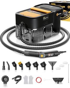 Gautye Steam Cleaner, 3 Level Adjustable Handle, 10s Heat Up, 2L Tank, Portable Handheld Steam Cleaner with 18 Accessories, Steamer Cleaning for Kitchen, Bathroom, Car, Counter Top, Tile, Floor